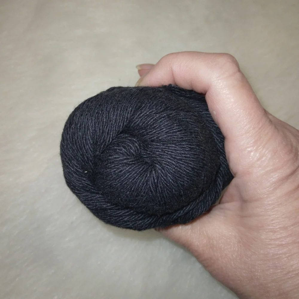 YARN Big Twist Cotton, 2.65 ounces in black